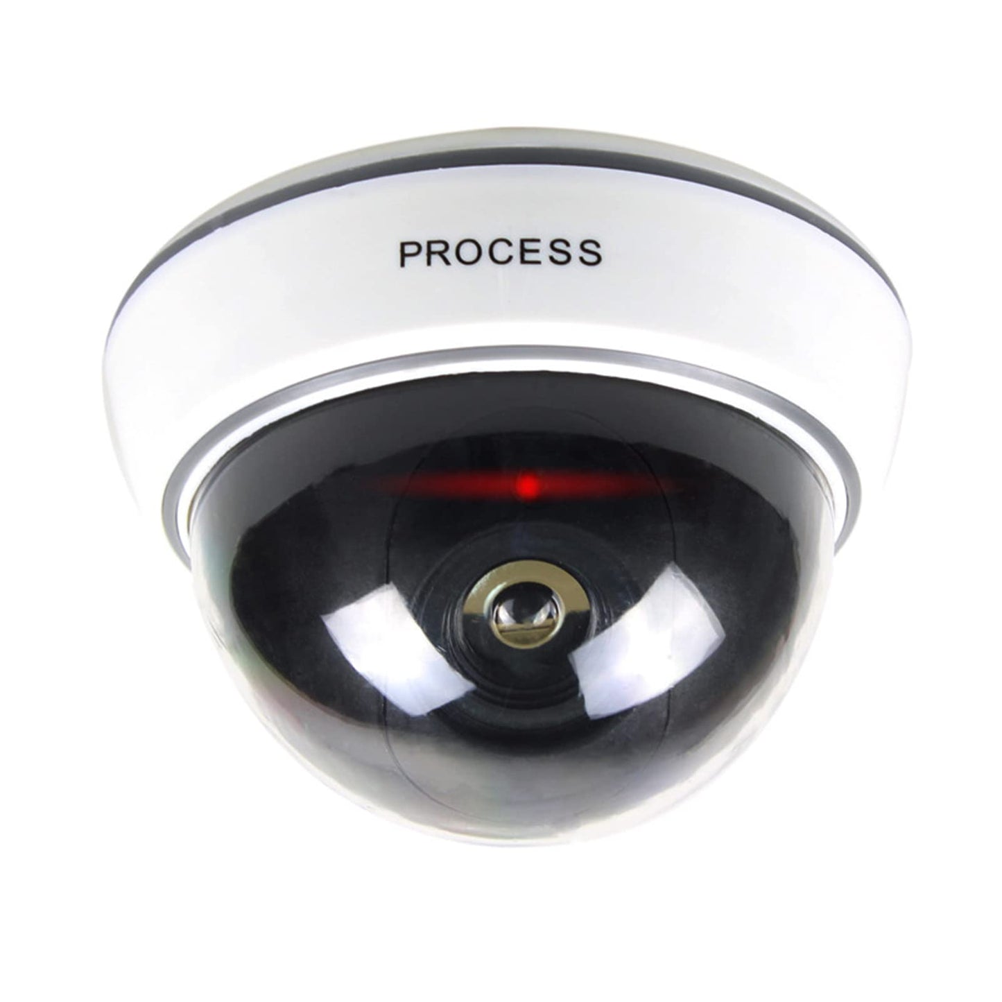 Dummy Surveillance Camera Fake Security Camera with Simulated IR Flashing Red Lights