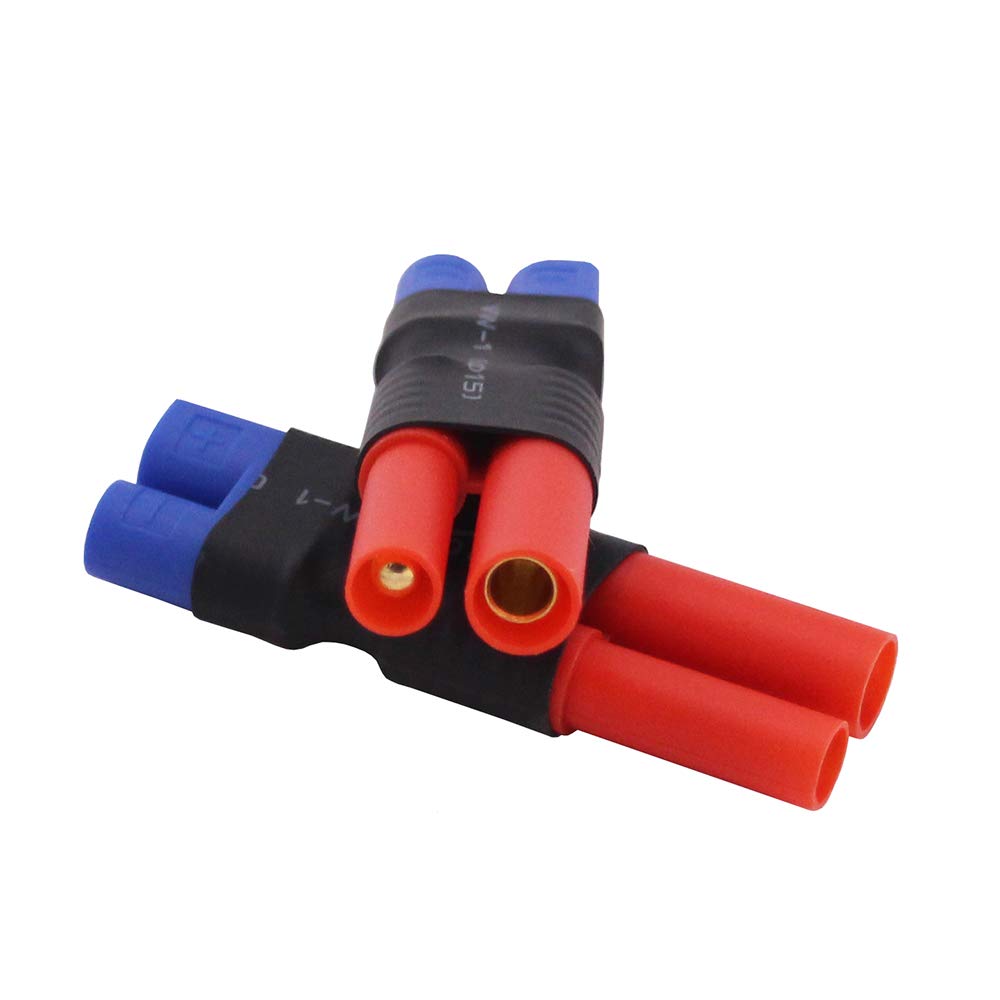 BDHI 3pcs No Wires Adapters: EC3 Male to HXT 4mm with Housing Connector Adapter(B103-3)