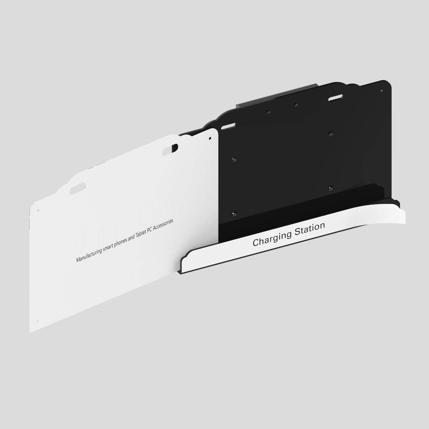 VIPATEY Wall Mounted Cell Phone Charging Station High Speed Cables with 8 Ports Applicable Airport Hospitals Banks Hotel Shopping Malls and Public