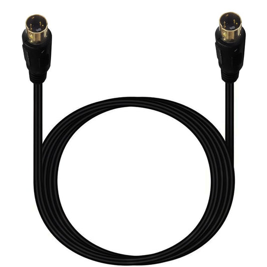 Traovien S-Video Cable Mini Din 4-Pin S Video Cable Male to Male Gold Plated Connector for Player Camcorders Laptops Transfer Video to TV or Monitor