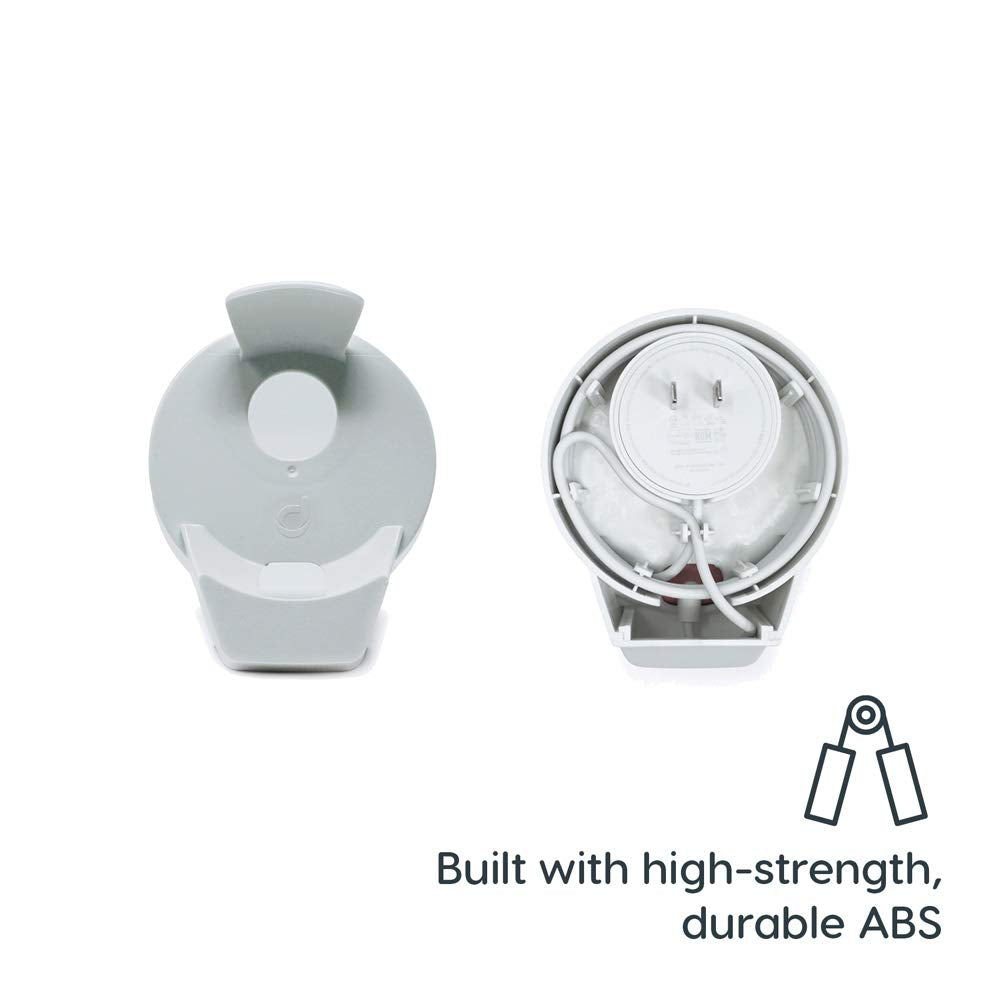 doqxD Outlet Wall Mount for New Google Nest Mini 2nd Generation: Essentials Made for Google Nest Mini 2nd Generation - Fits Horizontal and Vertical