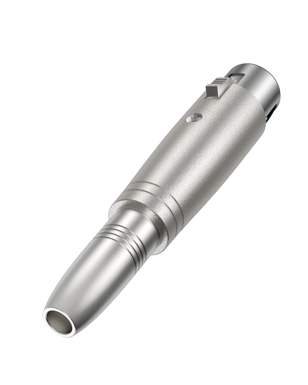 CableCreation XLR 3 Pin Female to 1/4" 6.35mm Female Socket Audio Adapter 1/4 Inch TRS to XLR, Silver
