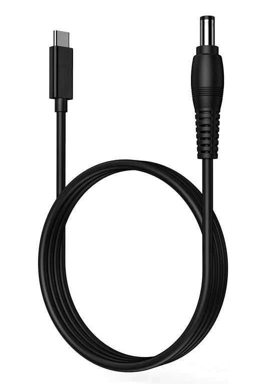 vienon 5ft USB C to DC 5.5mm x 2.1mm Power Charging Cord for Laptop (5521), 20V USB Type C Male Input to DC 5.5 x 2.1mm Male Power Charging Cable up