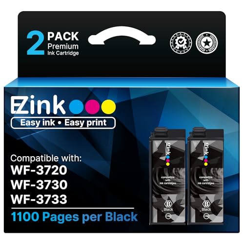 E-Z Ink Remanufactured Replacement for Epson 702xl Black Ink Cartridges