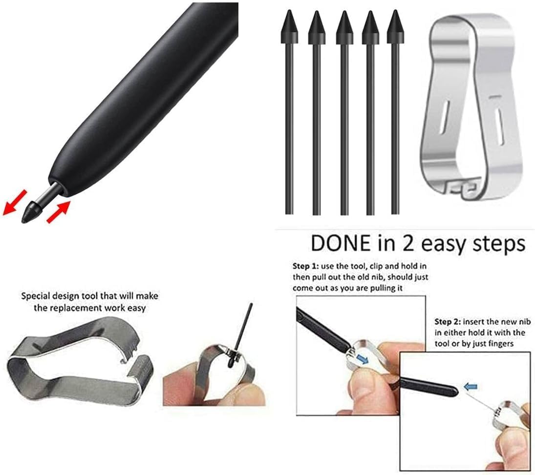 S22 Ultra Pen (withBluetooth) Replacement for Samsung Galaxy S22 Ultra, S Pen S22 Ultra Stylus (4096 Pressure Sensor) + Replacement Tips/Nibs (Blue)