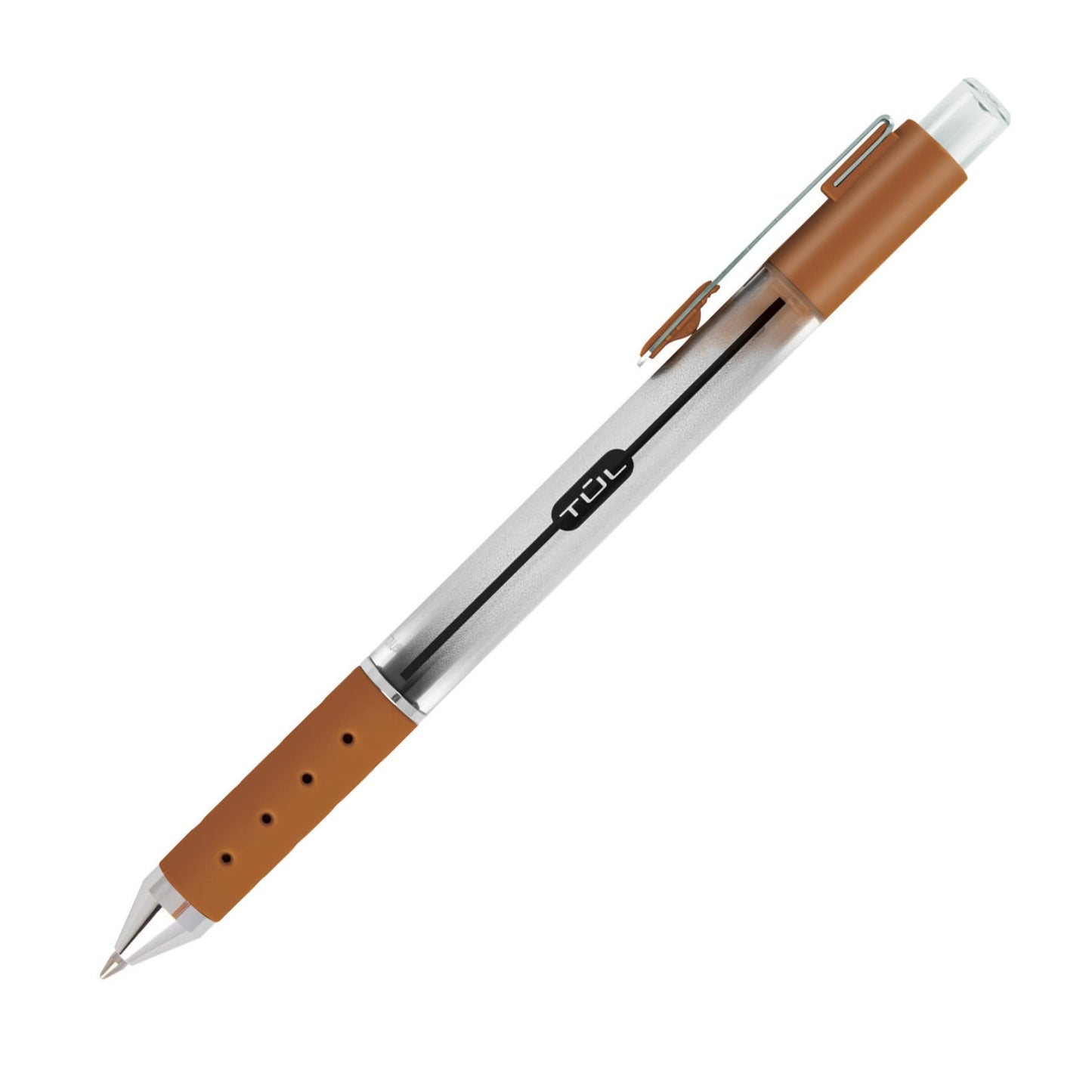 WHJJK TUL Retractable Gel Pens, Bullet Point, 0.7 mm, Gray Barrel, Assorted Standard and Bright Ink Colors, Pack of 14, SG_B01NBW93N6_US