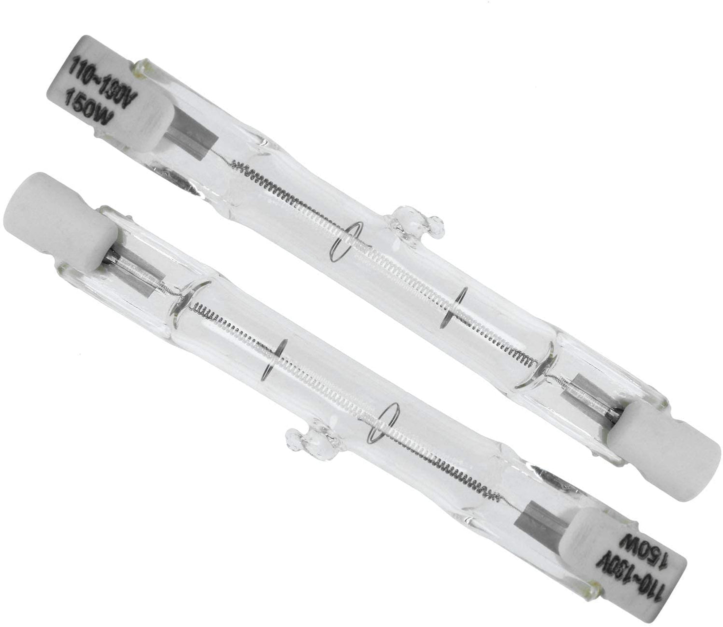 SQXBK R7S Tungsten Halogen Lamp 5PCS 110V -130V 150W 3Inch J78 T3 Double Ended Filament Flood Halogen Tungsten Light Tube Bulb
