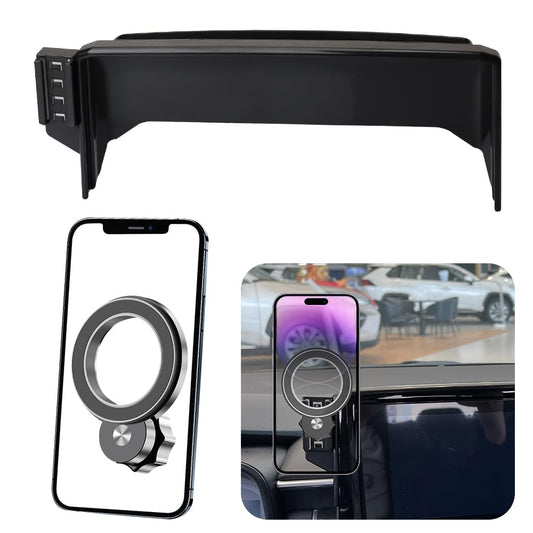 JIEZMO Car Magnetic Phone Mount for Toyota Corolla 2020-2026 and Corolla Cross 2022-2025 [Only for 8-inch Touch Screen] Auto Interior Accessories