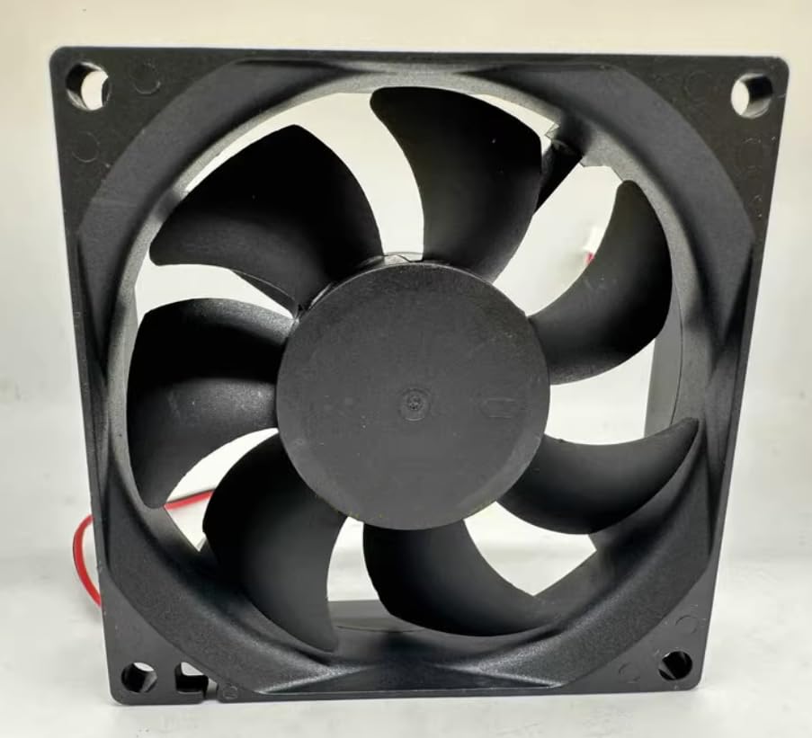 DF0802512SEL2R 80X80X25MM 12V 0.13A 1.68W 2-Wire Cooling Fan