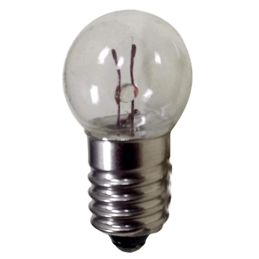 GutReise DC 50pcs E10 1.5V 0.3A Warm White Bulb Light Bulbs Miniature Screw Base (1.5V)