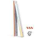 TheDeco 36 Inch LED Under Cabinet Lighting, Hardwired & Plug in, Linkable, Dimmable, 3CCT Selectable Kitchen Cabinet Light, CRI93