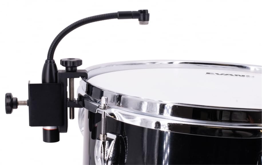 CAD Audio C98 Cardioid Condenser Gooseneck Drum Mic with Rim Mount - Low Noise, High SPL, Mic-Stand-Free Design