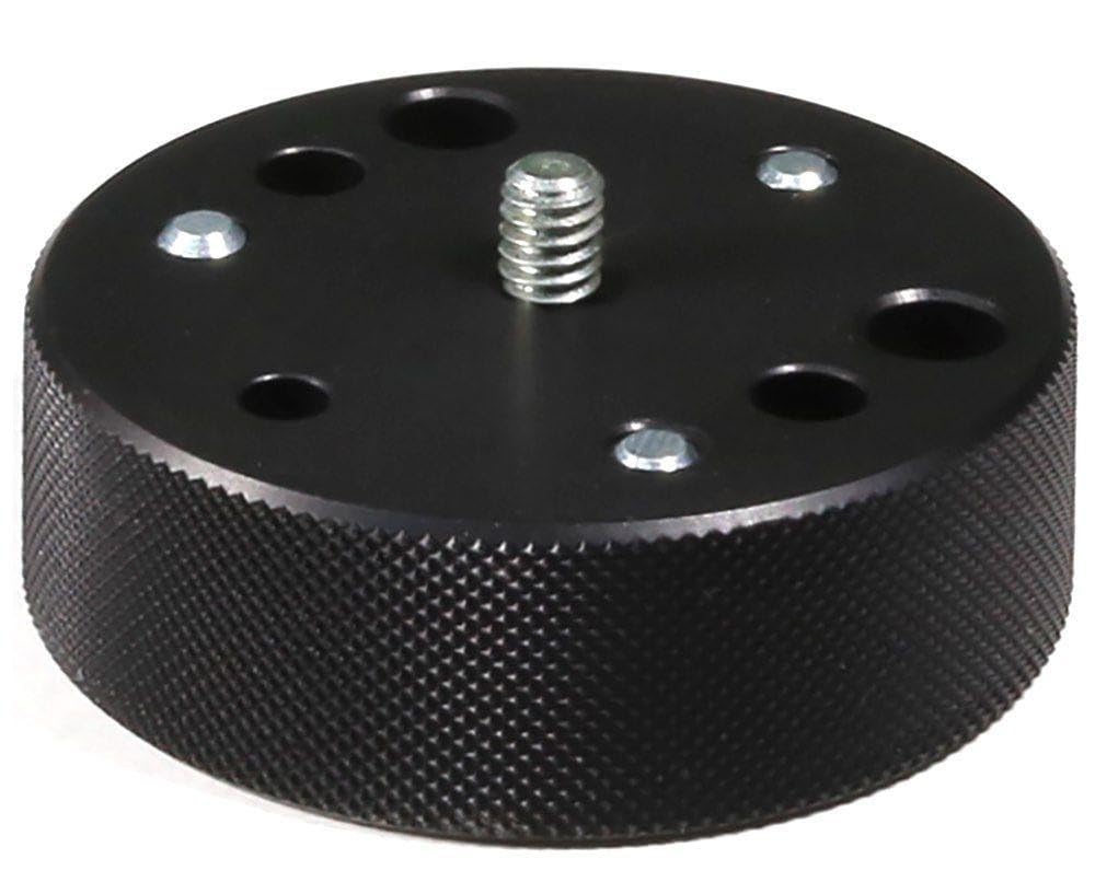Manfrotto 120 Converter Plate Converts Tripod Head screws from 3/8-Inch to 1/4-Inch - Replaces 3054,Black