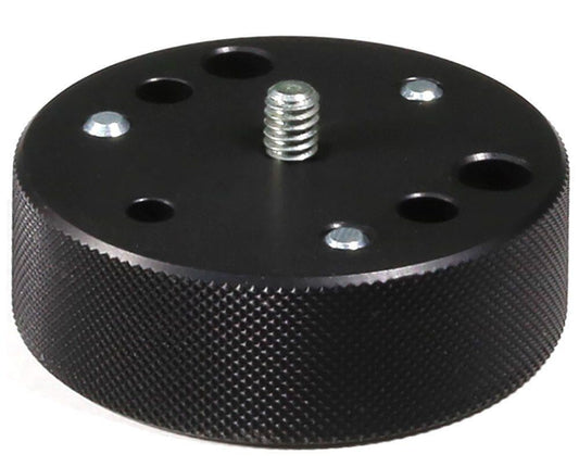 Manfrotto 120 Converter Plate Converts Tripod Head screws from 3/8-Inch to 1/4-Inch - Replaces 3054,Black