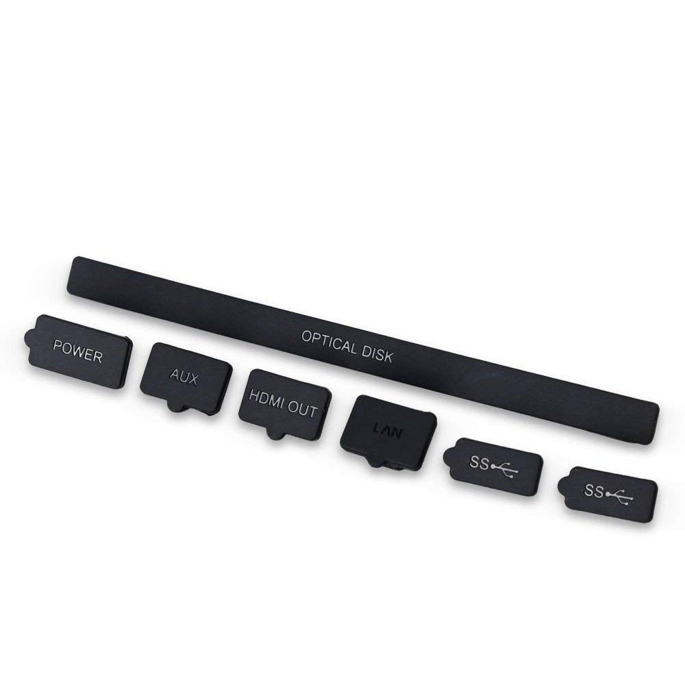 OSTENT Dust-Proof Cover Filter Mesh Jack Stopper Kits for Sony PS4 Slim Console