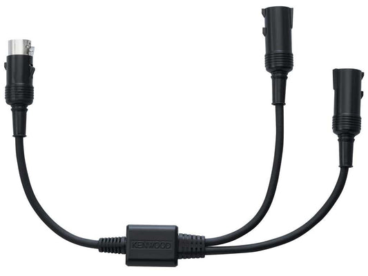 KENWOOD CA-Y107MR Y-Adaptor Cable for control of (2) KENWOOD Marine Remotes to control your KENWOOD Marine Stereo (remotes not included)