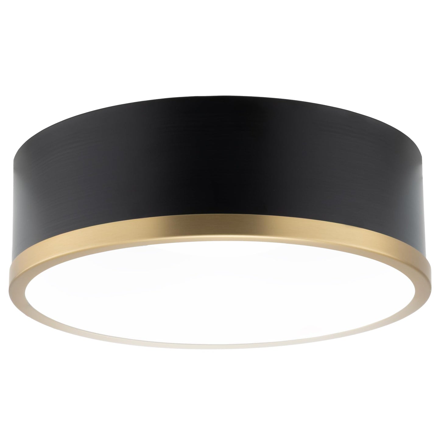 RecPro RV Wall Sconce Light | 12V LED Interior Light Fixture | Satin Black & Gold | Modern Round Globe Design | 3500K Neutral White | Non-Dimmable