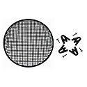 Custom Install Parts 10'' Inch Car Audio Speaker Sub Woofer Subwoofer Metal Black Waffle Grill Cover Guard Protector Grille Universal- Single