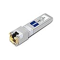 FLYPROFiber- SFP+ to RJ45 Transceiver, 1.25G/2.5G/5G/10GBase-T SFP+ Module, 10G RJ45 Copper Module Compatible for Cisco SFP-10G-T-S, Ubiquiti UniFi