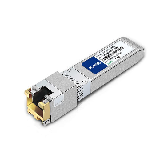 FLYPROFiber- SFP+ to RJ45 Transceiver, 1.25G/2.5G/5G/10GBase-T SFP+ Module, 10G RJ45 Copper Module Compatible for Cisco SFP-10G-T-S, Ubiquiti UniFi
