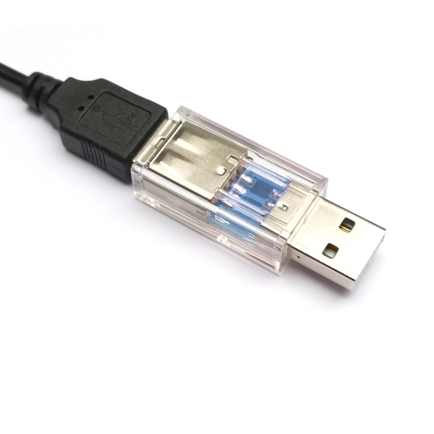 PortaPow USB Power Blocker - Stops Charging, Allows Data (Twin Pack)