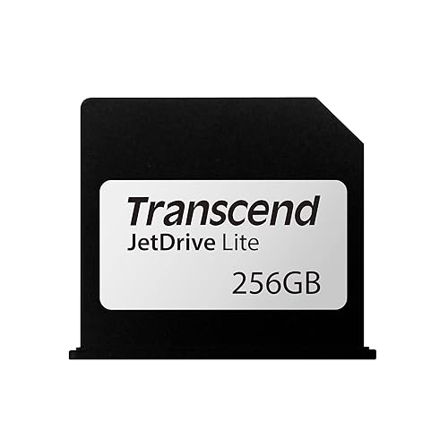 Transcend 256GB JetDrive Lite 130 Storage Expansion Card for 13-Inch MacBook Air (TS256GJDL130) Black
