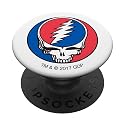 Grateful Dead Grateful Dead Steal Your Face PopSockets Stand for Smartphones & Tablets PopSockets PopGrip: Swappable Grip for Phones & Tablets