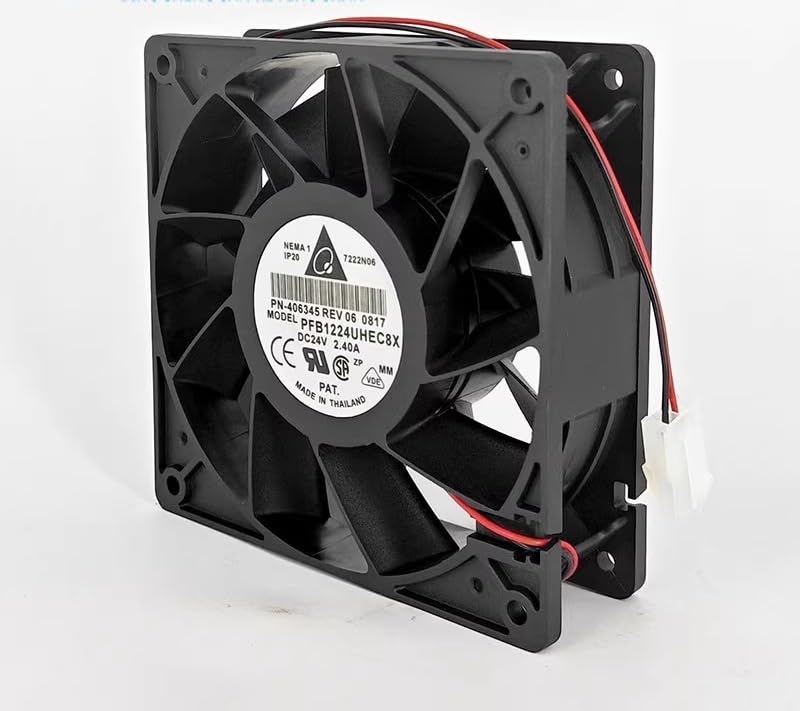 Javosaw PFB1224UHEC8X Inverter Cooling Fan PFB1224UHEC8X DC24V 2.40A 5800RPM 12CM Large Air Volume Cooling Fan