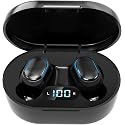 CAGPMEOL Wireless Headphones, True Wireless Earbuds with Led Display Charging Case, HD HiFi Stereo, Smart Control, Built-in Mic, IPX7 Waterproof