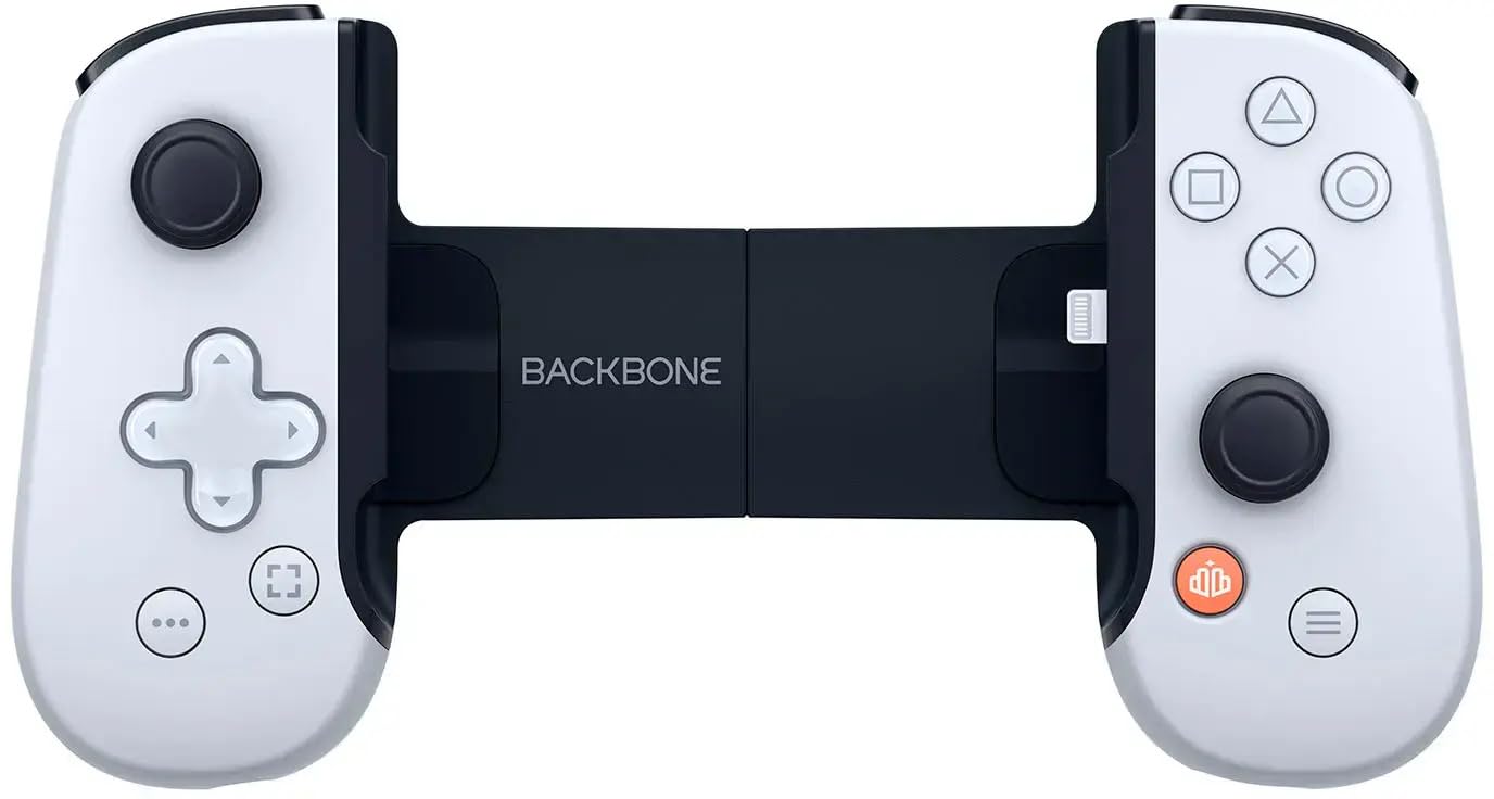 Backbone - One - PlayStation Edition (Lightning) - Mobile Gaming Controller for iPhone - White