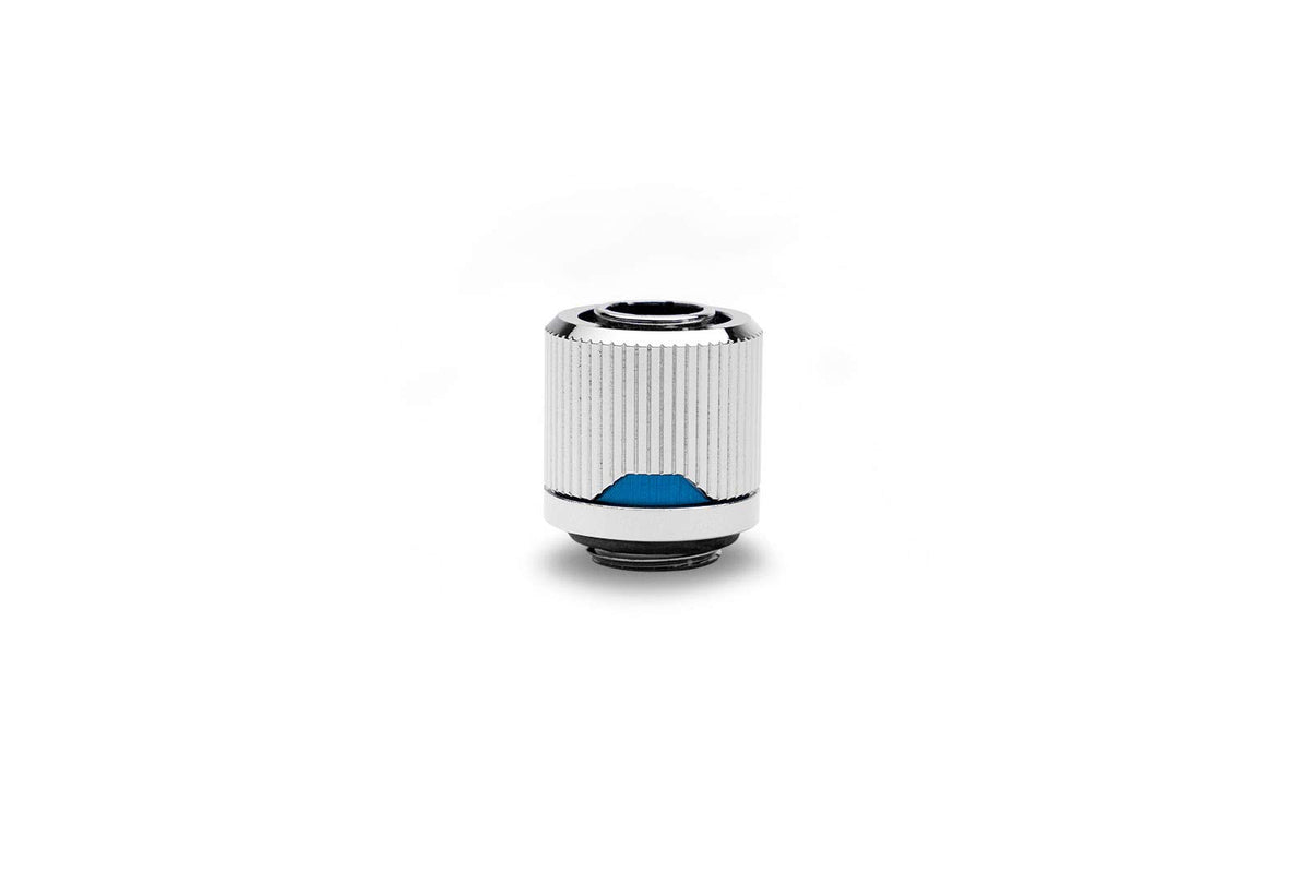 EKWB EK-Quantum Torque STC-10/13 Compression Fitting for Soft Tubing, 10/13mm (3/8" ID, 1/2" OD), Nickel, 4-Pack