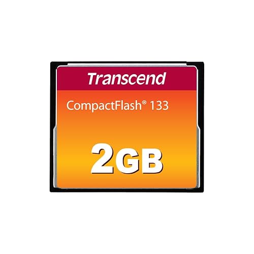 Transcend CF133 CompactFlash Memory Card 2GB, Up to 30MB/s, DSLRs Camera Card, MLC NAND Flash, ECC, Support Ultra DMA transfer mode 4 - TS2GCF133