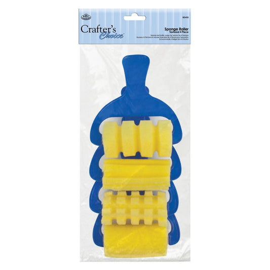 Royal and Langnickel Textured Painting Sponge Rollers 4 Piece Set