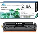 218A 218X Toner Cartridges W2180A Replacement for Color Pro MFP 3301cdw 3301fdw 3201dw 3301sdw Printer(1 Back)