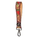 American Darling Hand Tooled Genuine Leather Handle Strap for Wristlet Bag Phone Wrist Keychain Wallet Purse Clutch Cellphone