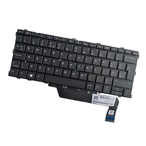 Laptop Keyboard Compatible for HP EliteBook x360 1030 G2 1030 G3 1030 G4 UK Layout Backlit