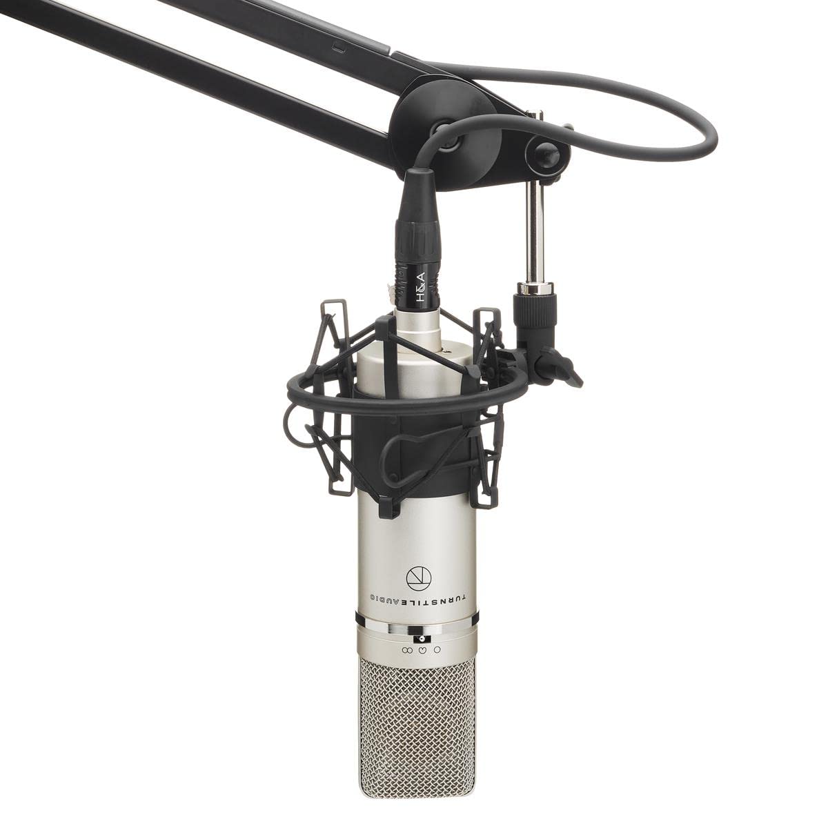 Turnstile Audio Concourse Series TAC1100 Multi-Pattern Cardioid Condenser Microphone, Large Diaphragm for Vocal Recording, Podcasting, and Streaming