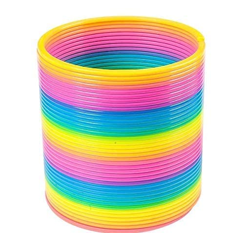 Rhode Island Novelty 7" (175MM) Rainbow Jumbo Coil Spring