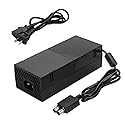 Xbox One Power Supply Brick, [Advanced QUIET VERSION] AC Adapter Power Supply Charger Cord Replacement for Xbox One 100-240V, Black