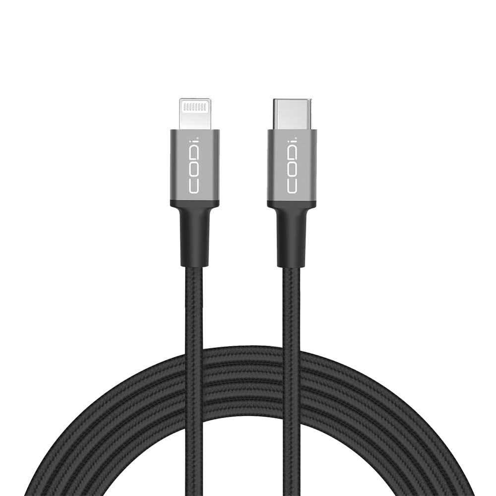 CODi A01072 6 ft. Lightning Cable Black