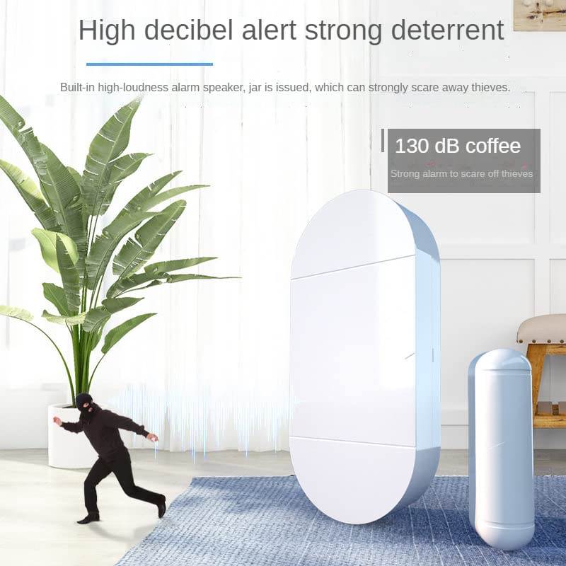 Wireless Door Alarm with Remote Alarm System for Home Security Window Sensor 130dB Anti-Theft for Home, Office, Shopping Store Security Protection