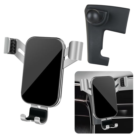 LUNQIN Car Phone Holder for Hyundai Tucson 2022 2023 2024 and Hyundai Santa Cruz 2022-2024 Auto Interior Accessories Best Cell Phones Mount Cellphone