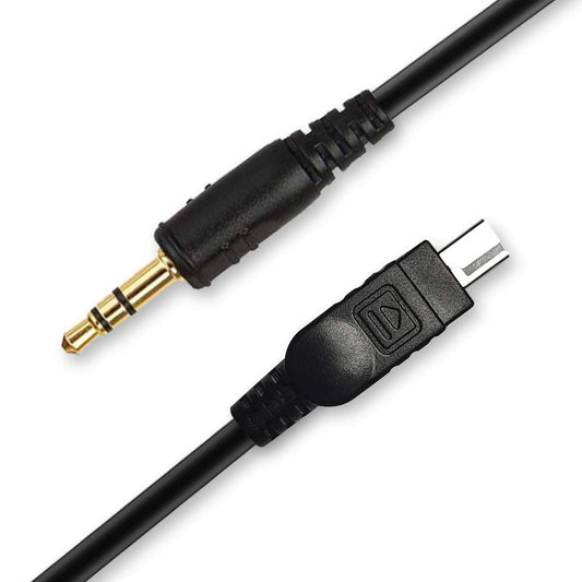 Camera Shutter Connecting Cable 3.5mm-DC2 Camera Connecting Cord Plug Compatible for Nikon Cameras (Fit for Pixel Shutter Remote Control TW-283