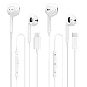 USB C Headphones for iPhone 17 16 15, Wired Earbuds USB C with Microphone & Volume Control, for Apple Headphones Wired, Earphones for iPhone…
