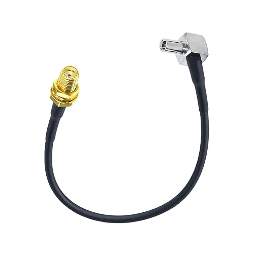 Maswell SMA Female Bulkhead to TS9 Interface Cable 20cm 8 inch 2-Pack Compatible for MiFi Router Cellular Broadband Modem 5G 4G LTE Antenna Adapter