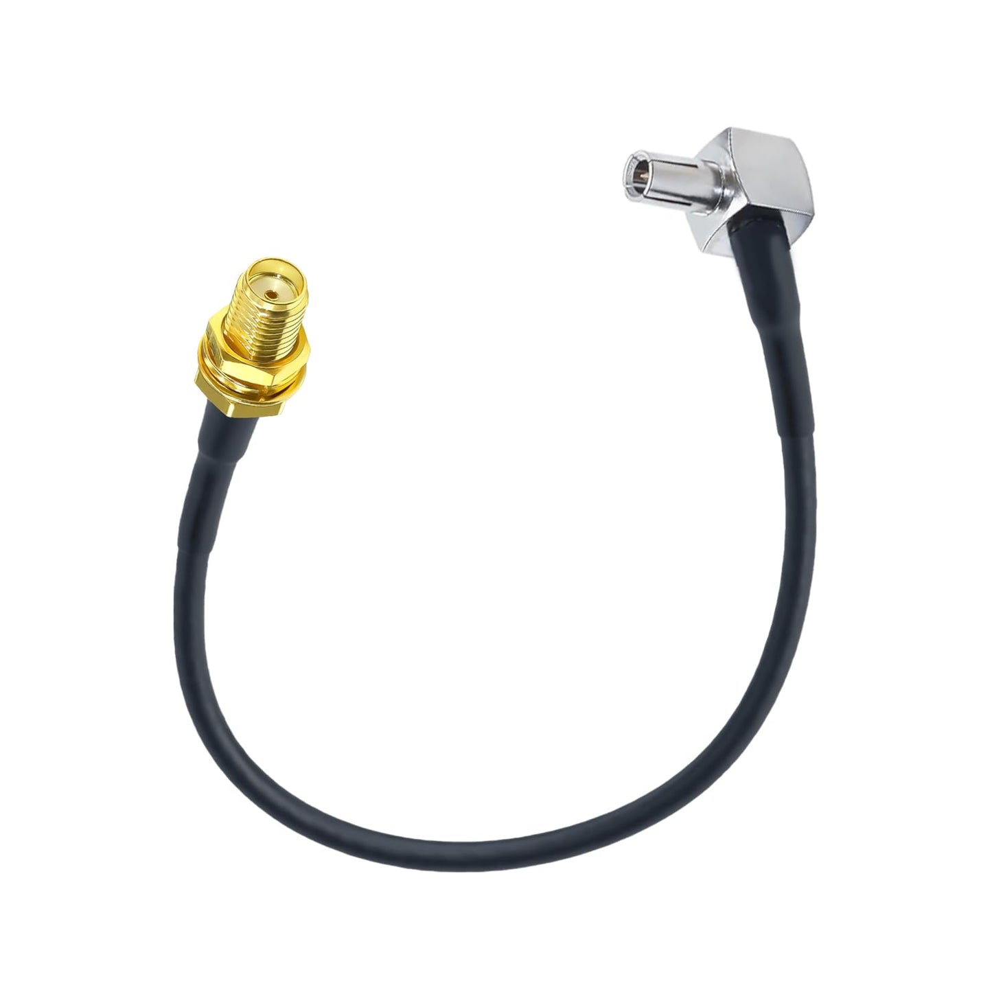 Maswell SMA Female Bulkhead to TS9 Interface Cable 20cm 8 inch 2-Pack Compatible for MiFi Router Cellular Broadband Modem 5G 4G LTE Antenna Adapter