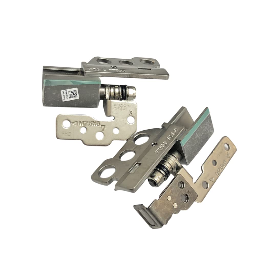 Zahara FHD LCD Screen Hinges Left + Right Set Replacement for Lenovo P53s, T15 Gen 2, P15s Gen 1, T15, P15s Gen 2, ThinkPad T590 01YT331 01YT330