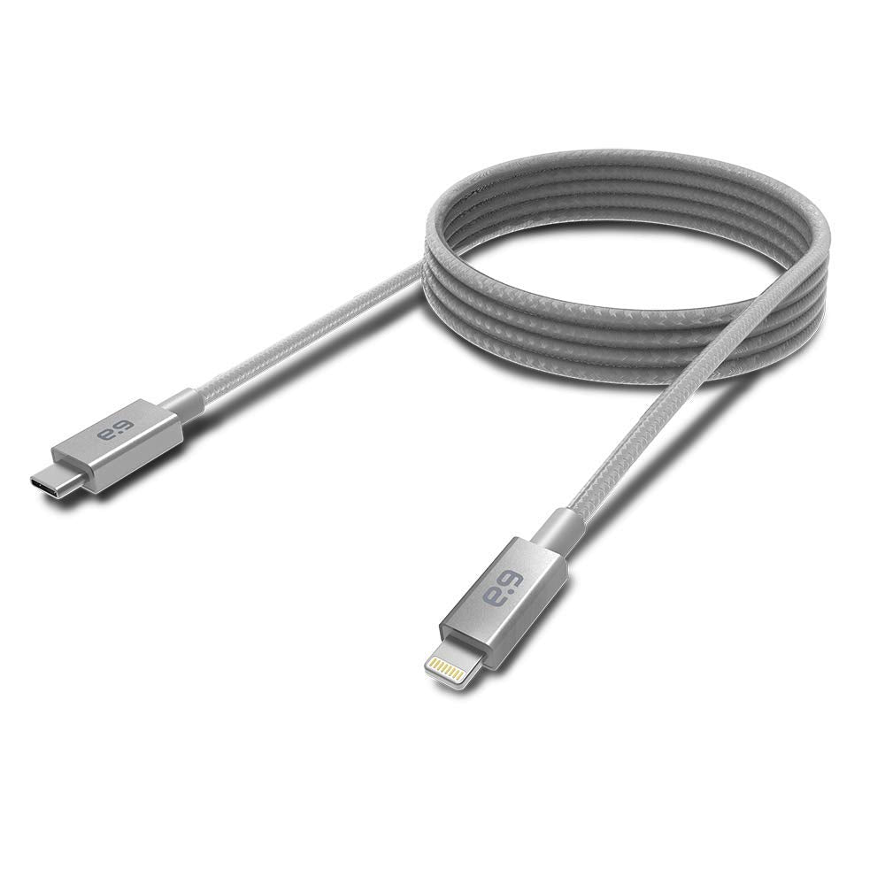 PureGear USB C to Lightning Cable, Braided Apple MFi Certified Charging Data Sync Cable Support Power Delivery and Type C Chargers for iPhone…