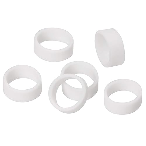 ONLYKXY 100 Pieces Silicone Cable Ties, Data Lines Silicone Cord Ties, Reusable Rubber Rings, Power Cable Tie Straps, Elasticity Coil Ring, Rubber