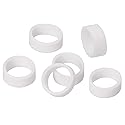 ONLYKXY 100 Pieces Silicone Cable Ties, Data Lines Silicone Cord Ties, Reusable Rubber Rings, Power Cable Tie Straps, Elasticity Coil Ring, Rubber